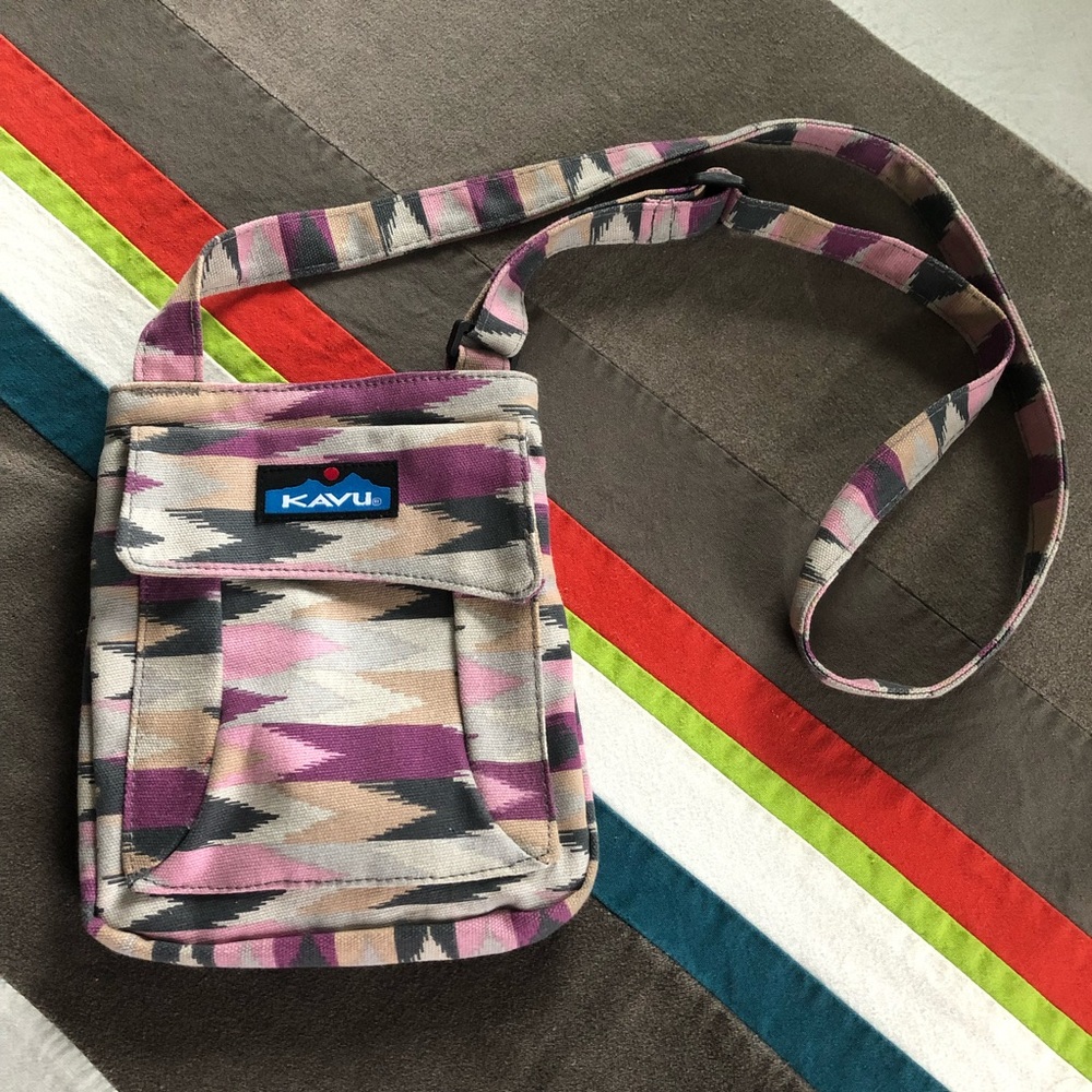 Active life crossbody bag, muted pattern